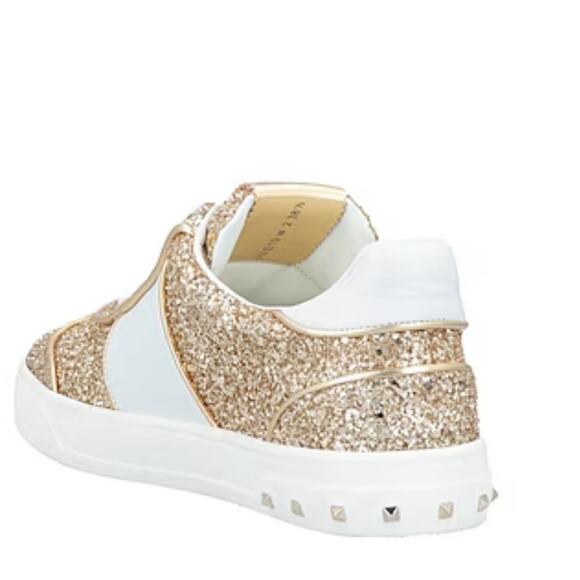 VALENTINO GARAVANI Glitter Flycrew Sneakers - Picture 2 of 16